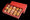 Ecrin rouge de Macarons sucrés