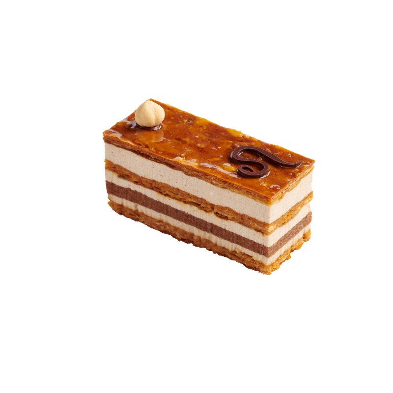 Millefeuille noisettes