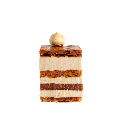 Millefeuille noisettes