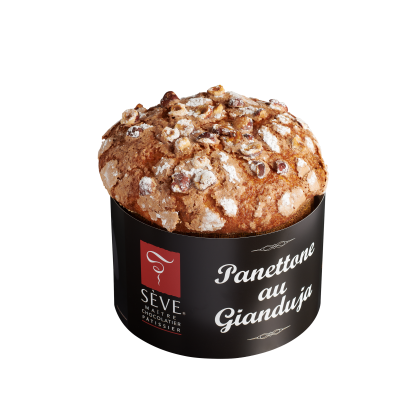 Panettone au Gianduja - Pâtisserie Chocolaterie Sève