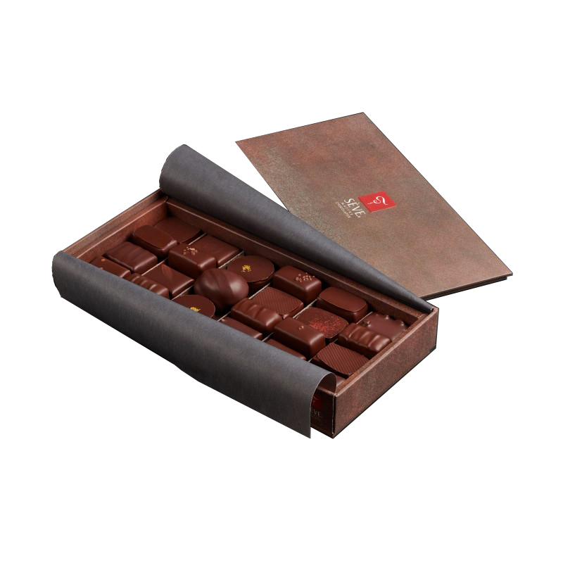 Coffret chocolat garni - Chocolats Andrée