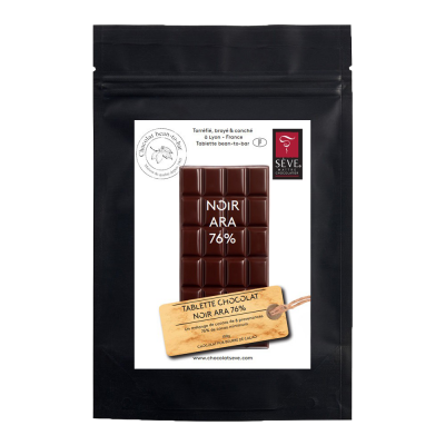 Tablette Noir Ara 76%