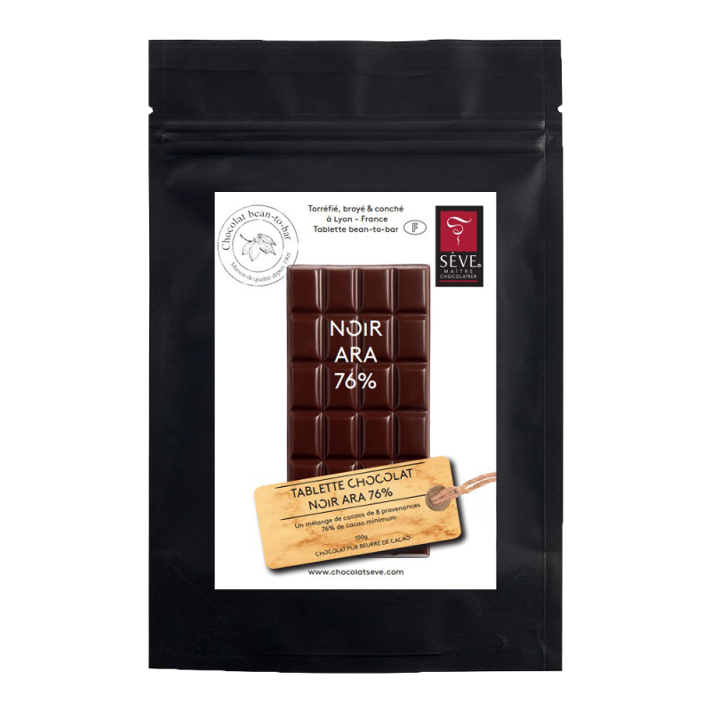 Tablette Noir Ara 76%