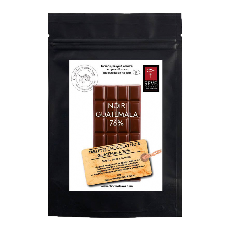 Tablette Noir Guatemala 76%