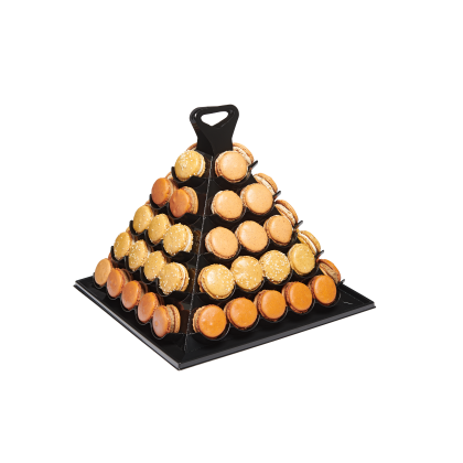 Macarons salés pyramide moderne