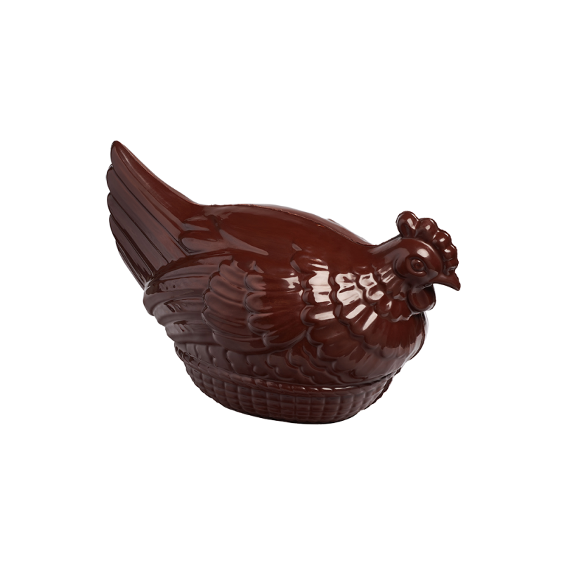 Ma Belle Cocotte Poule Chocolat Noir Chocolaterie Sève Richard Sève Artisan Lyon