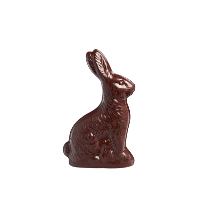 Grand Lièvre Chocolat Noir Chocolaterie Sève Richard Sève Artisan Lyon Pâques