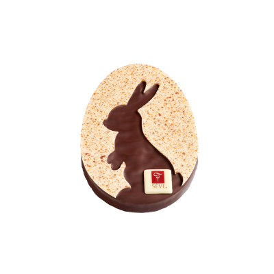 Bouchée œuf Praliné Pistache Chocolaterie Sève Richard Sève Artisan Lyon entier