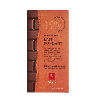 Tablette Lait Fondant 45% de cacao