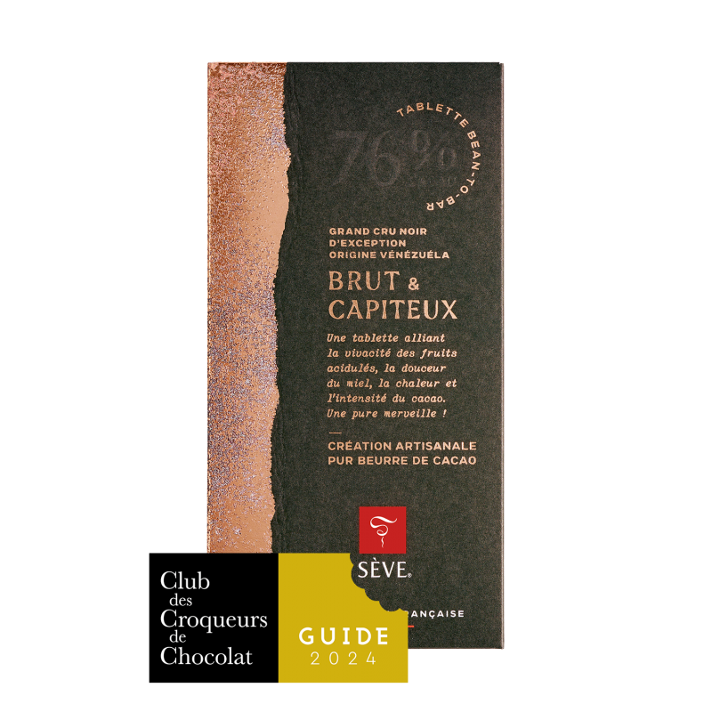 Tablette noir Venezuela Chuao 76% de cacao