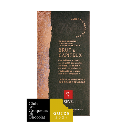 Tablette noir Venezuela Chuao 76% de cacao