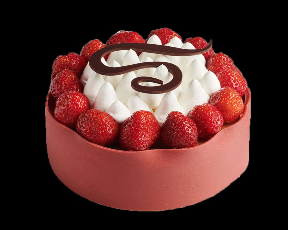 entremets fraise sève