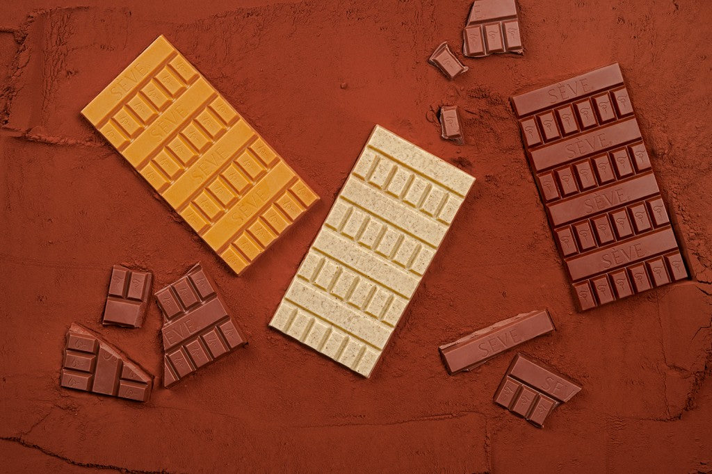tablettes de chocolat sève
