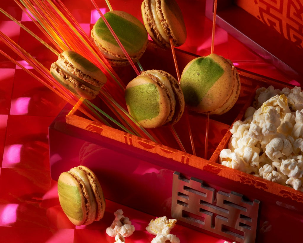 Ambiance macaron pop corn sève