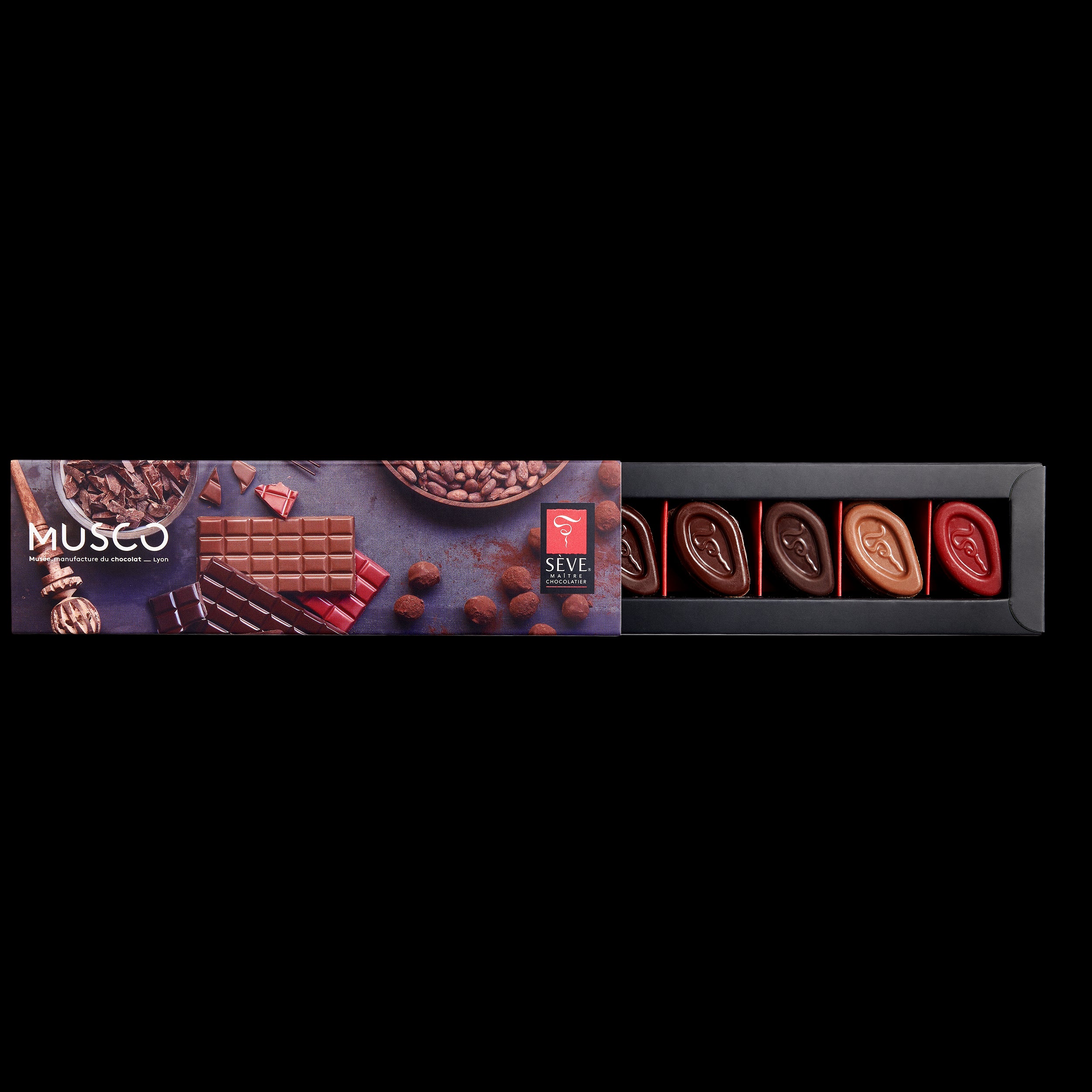 Coffret dégustation de chocolats
