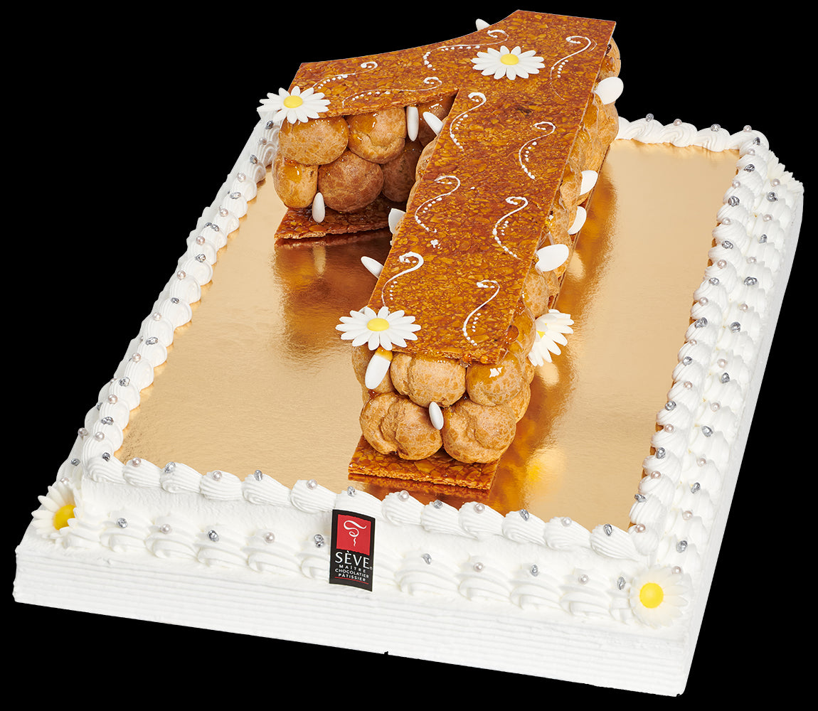 Number Cake - Chiffre Croquembouche