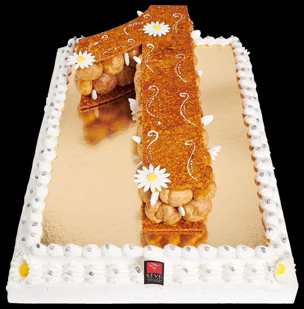 Number Cake - Chiffre Croquembouche