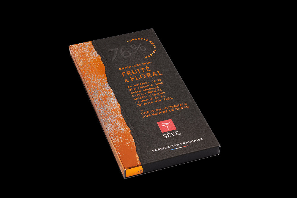 Colombie Criollo Betulia 76 % - Tablette de chocolat noir à 76 % de cacao