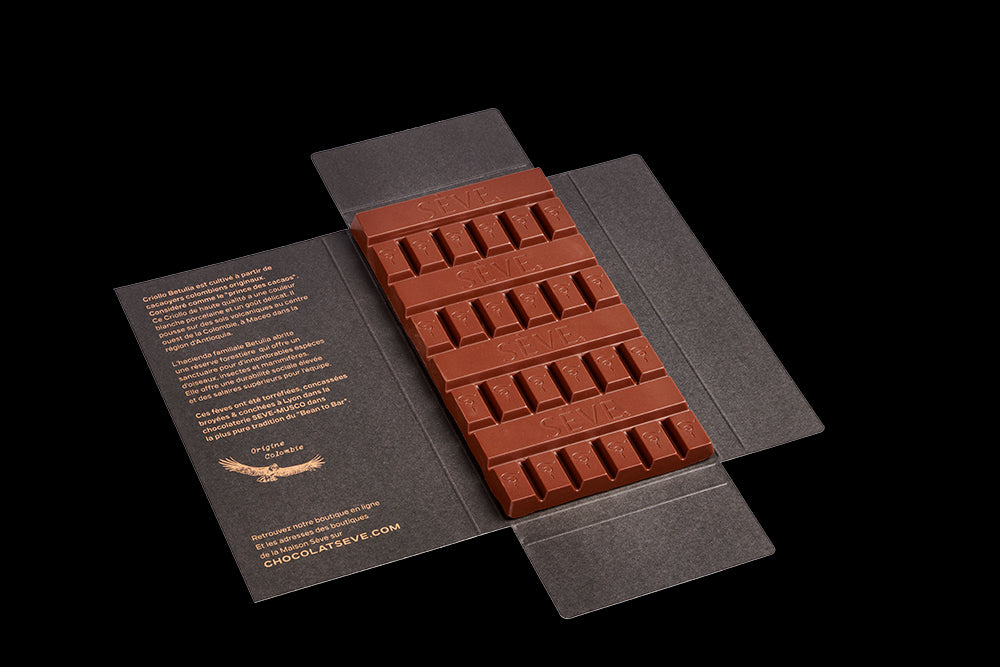 Colombie Criollo Betulia 76 % - Tablette de chocolat noir à 76 % de cacao