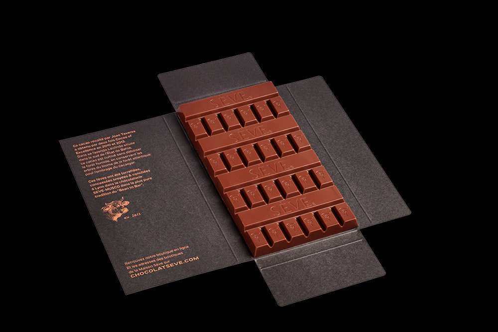 Tablette de chocolat au Lait Fondant 45% de cacao