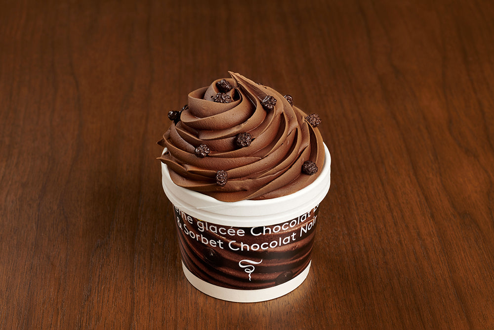 Sorbet Chocolat Noir & Crème Glacée Chocolat au Lait
