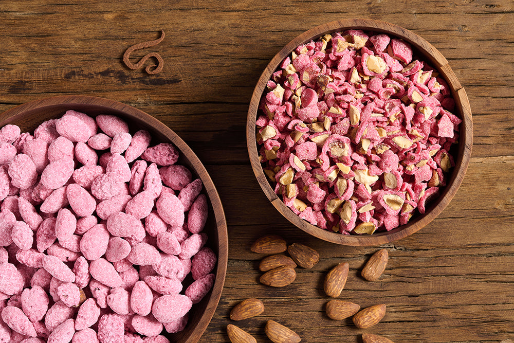 Pralines rouges concassées