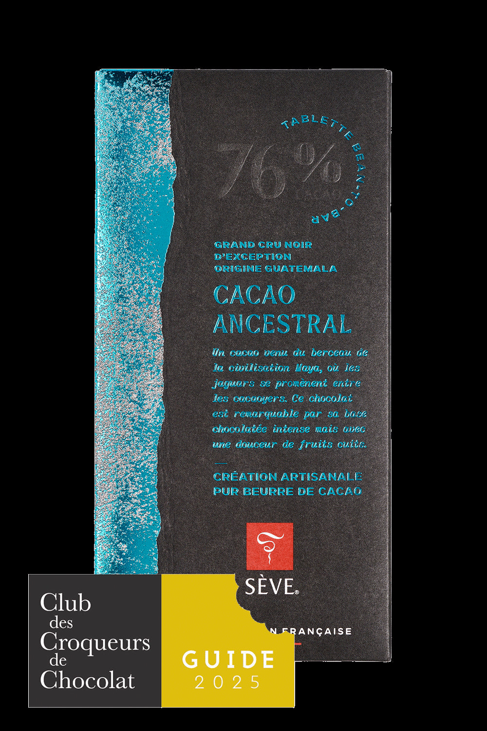 Tablette noir Guatemala Finca Paso Cocodrilo - 76% de cacao
