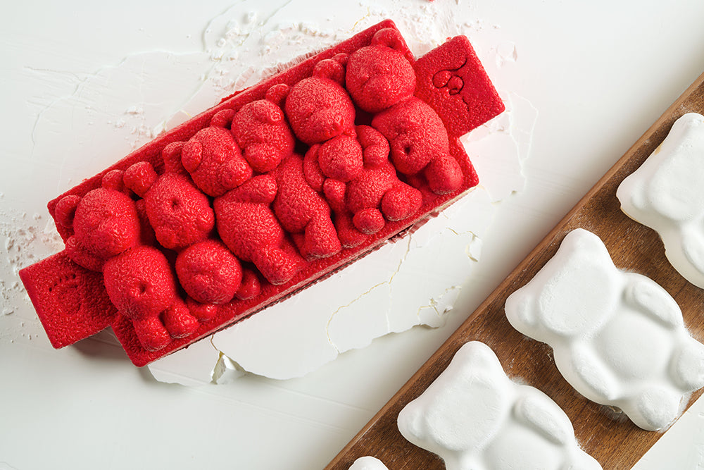 Bûche Famille d'Oursons
