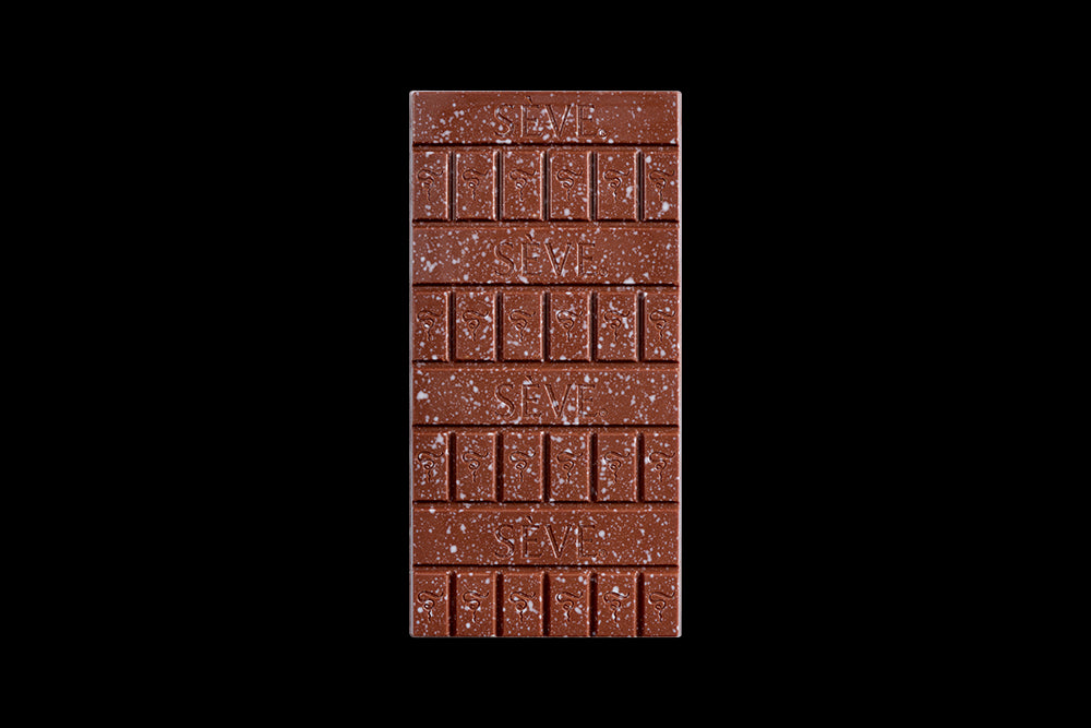 Tablette de chocolat noir fourrée au Praliné Coco
