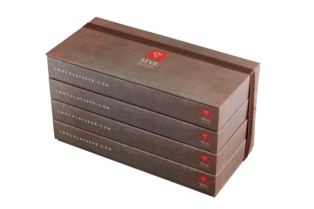 Boîte de chocolats au lait