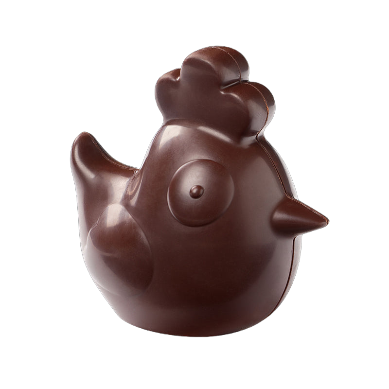 Poule Sidonie Noir sans fond chocolat Seve