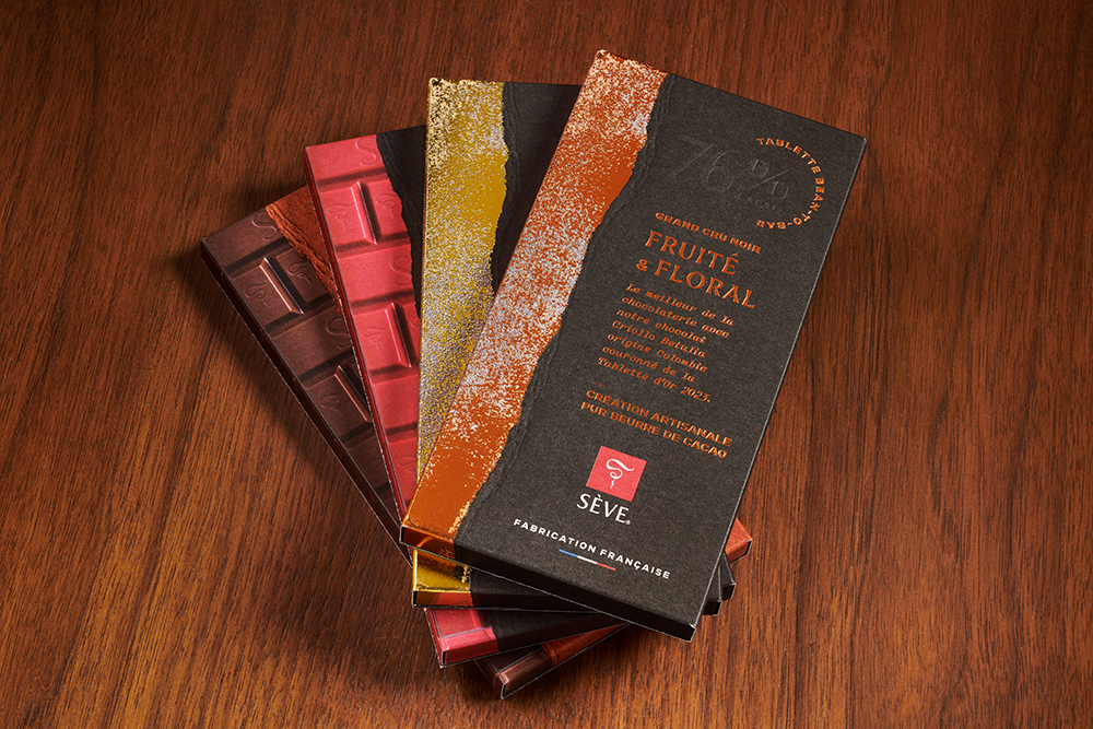 Les nouvelles tablettes de chocolat Sève