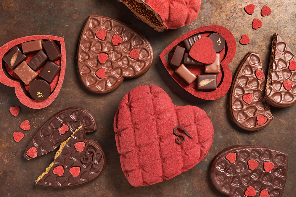 Coffret chocolat Saint-Valentin 9 bonbons